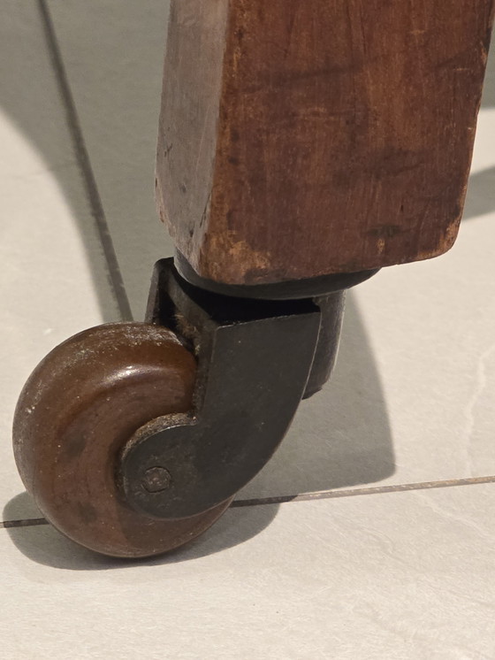 Image 1 of Antieke Engelse bureau- / library armstoel