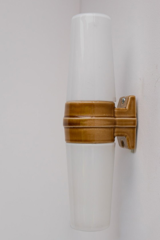Vintage porseleinen badkamerlamp van Sigvard Bernadotte voor Ifö, 1960 – Wandlampen, Porcelain, Glass (photo 3 of 15)