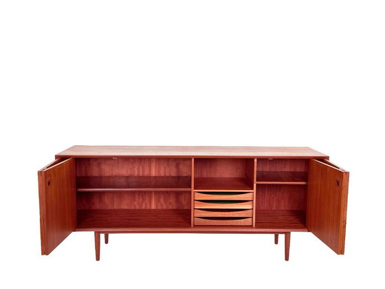 Image 1 of Credenza danese in teak di Erik Bouer per Brouer - anni '60