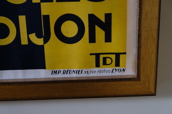 Spectacular and rare 1933 Terrot Cycles Dijon Vintage Poster – Lithographs & prints, Wood (photo 18 of 21)