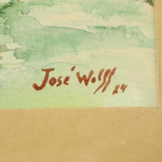 Image 1 of Aquarelle José Wolff Peinture 1924