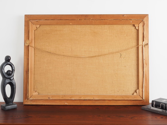 Image 1 of Peinture "The Riverside Camp", design scandinave, 19e siècle, par Vilhelm Oskar Engström