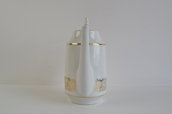 Image 1 of Elégante cafetière en porcelaine de Birkenhammer, fabriquée en Tchécoslovaquie en 1969