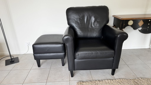 Vidato Alvera Armchair – fauteuils, Leather, Wood