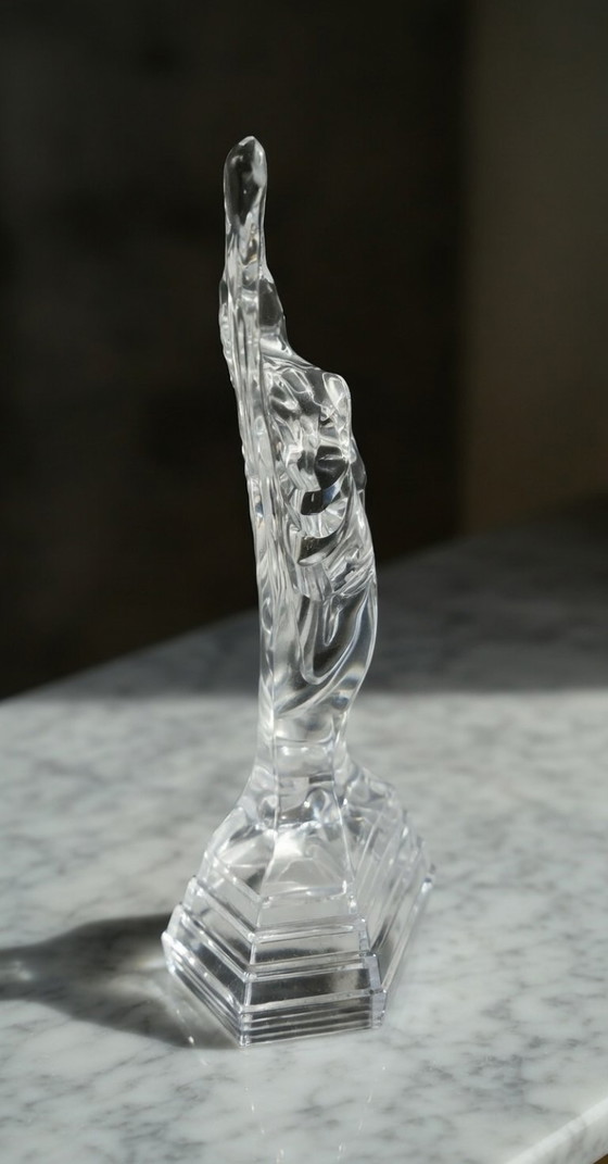 Image 1 of Danseuse en cristal Art Déco vintage de RCR Cristalleria, 1980