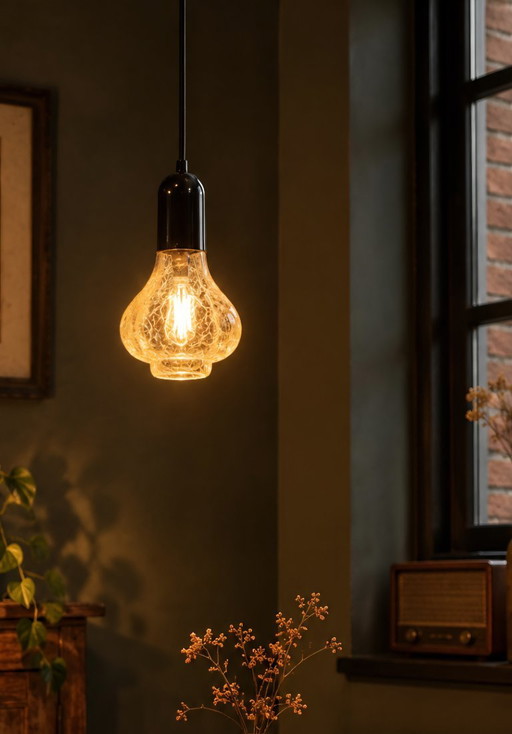 Lampada a Sospensione Vintage Wila - 1960 - Old New Stock! - Fungo - Germania