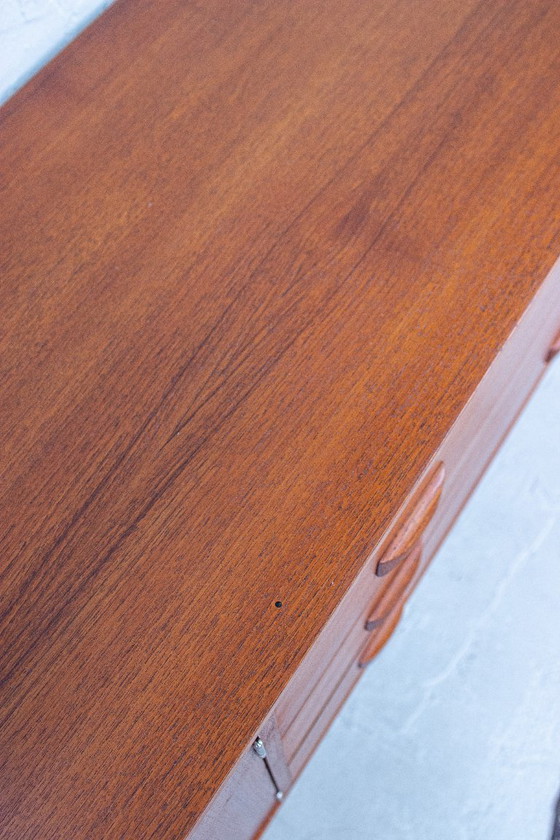 Image 1 of Vintage teak sideboard chest of drawers Fristho Modulus Danish 60s