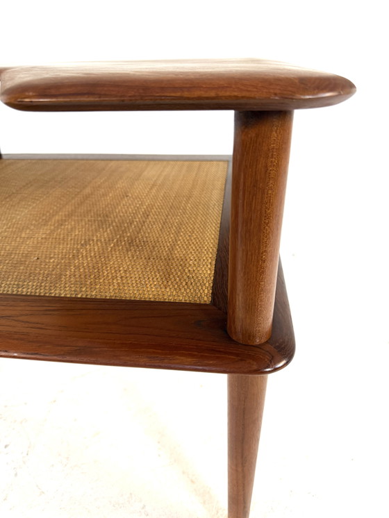 Image 1 of Table d'appoint d'angle vintage « Minerva », France & Son '60