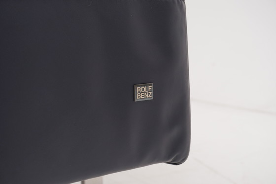 Image 1 of Divano angolare Rolf Benz Dono Couch Divano angolare Divano angolare in pelle Dono blu