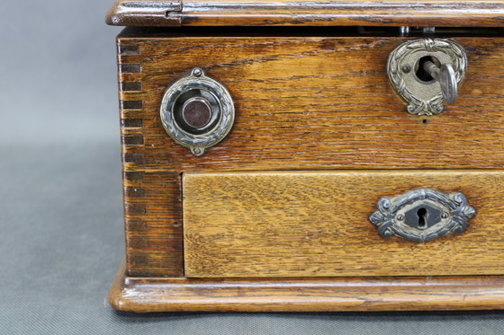 Image 1 of Antike hölzerne Registrierkasse