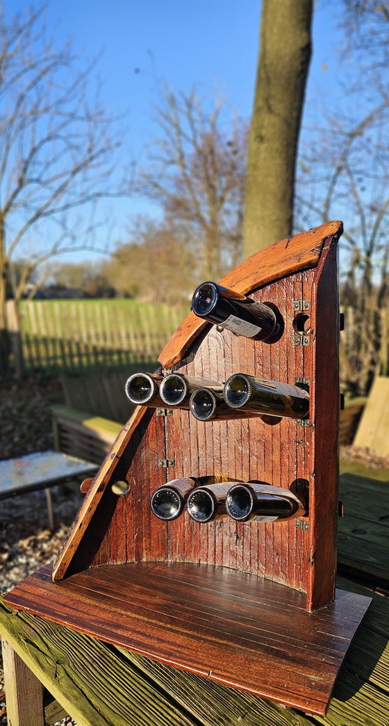 Image 1 of Wijnrek eikenhout boot