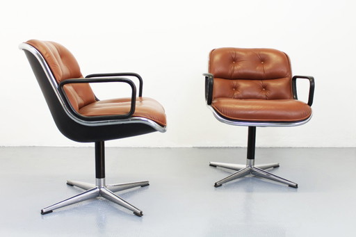 2x Office Chair Charles Pollock, Knoll