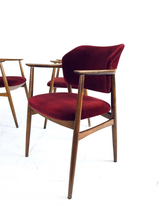 Image 1 of 4x Vintage Eetkamerstoel Spahn Stadlohn, Jaren ‘60