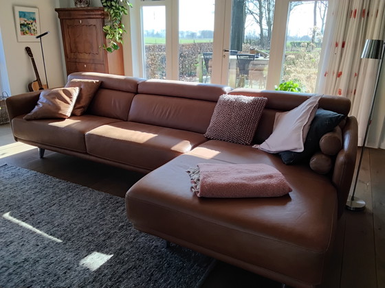 Image 1 of Goed onderhouden leren bank