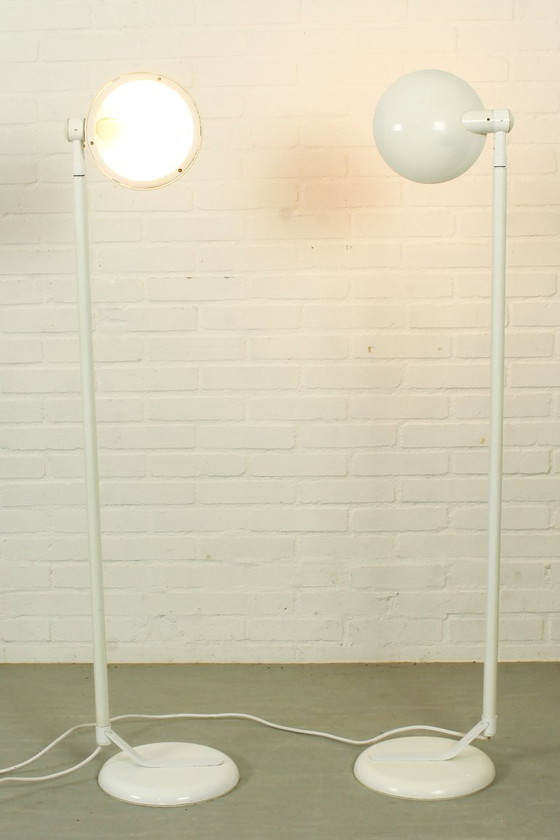 Image 1 of Ensemble de lampes à éclairage indirect Temde, style milieu du XXe siècle, Allemagne, années 1960