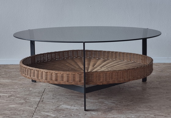 Image 1 of Glazen Salontafel Rudolf Wolf Rohé Noordwolde