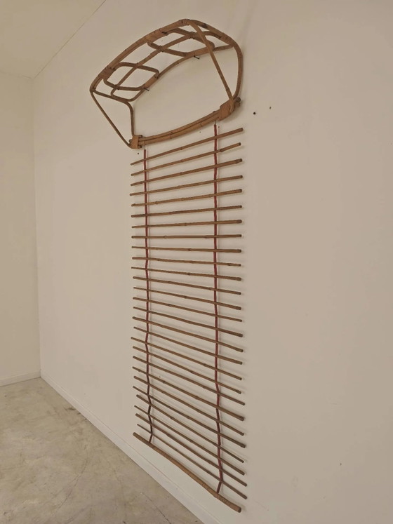 Appendiabiti a parete in rattan, Cecoslovacchia 1960 – Wicker, Vintage (photo 18 of 24)