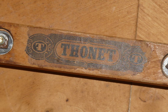 Image 1 of THONET Stuhl Wannenstuhl 661 Günther Eberle SELTEN! Design Klassiker 50er Jahre vintage Sitz gebogenes Sperrholz Gestell Holz