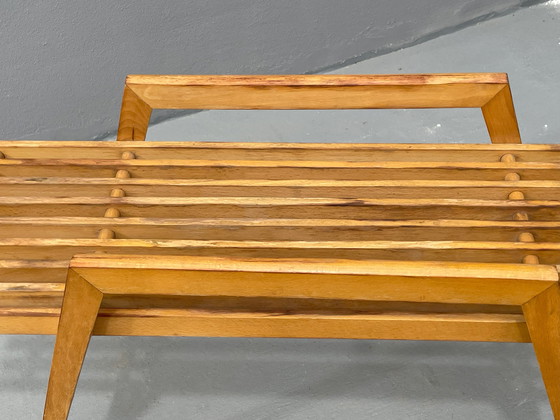 Image 1 of Blumenständer aus Buche von ULUV, Tschechoslowakei, 1970er Jahre