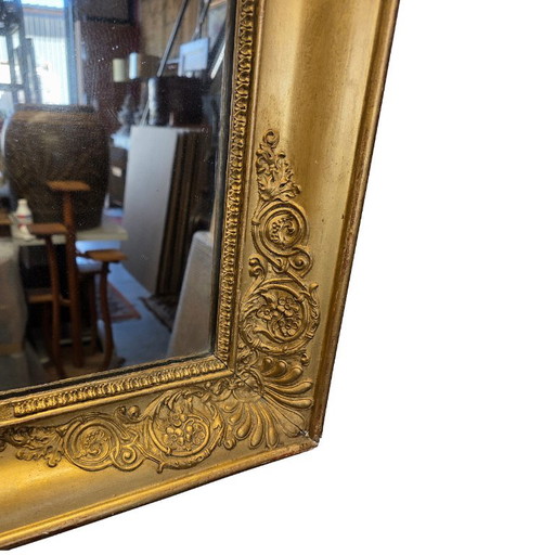 Espejo antiguo francés dorado – spiegels, Wood (photo 2 of 7)