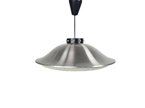 Image 1 of Lyfa - Carl Fagerlund - lampada a sospensione - alluminio - vetro - anni '60