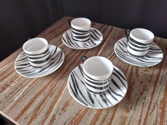 Image 1 of Tazzine/piattini da caffè vintage Galeries Lafayette (Parigi).