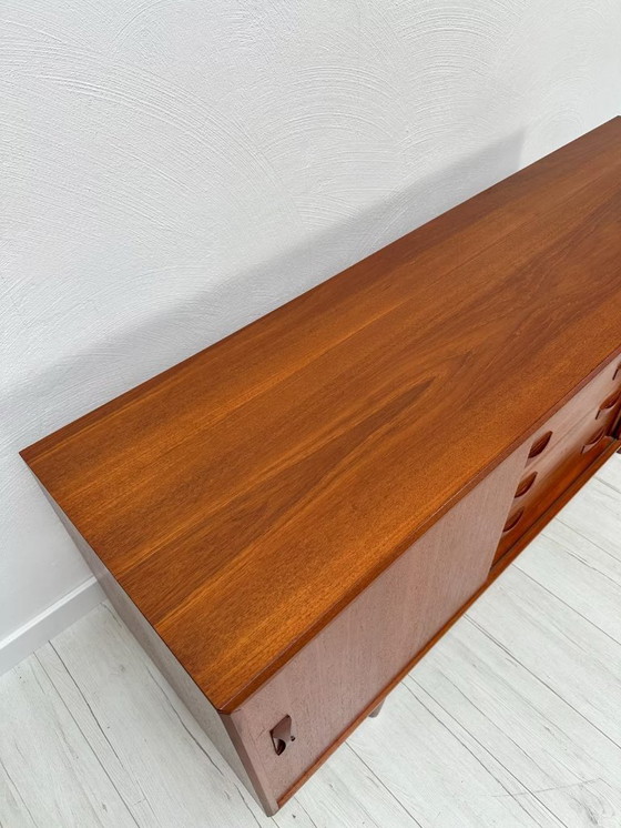 Image 1 of Buffet vintage danois en teck du Mid Century par Clausen & Søn 60s 70s