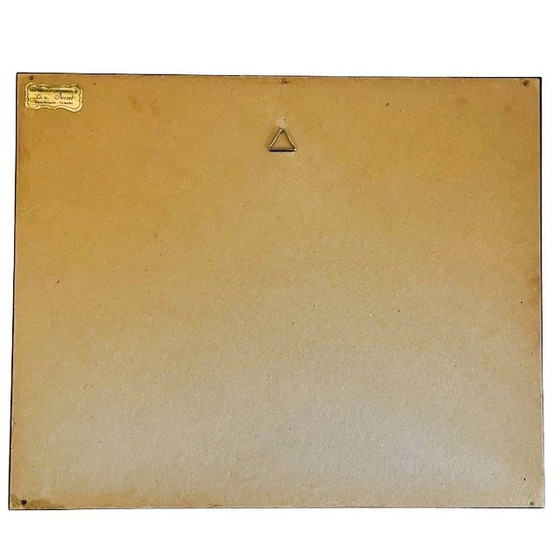 Image 1 of Vintage ingelijste maritieme lithografie F. Roux Le Napoléon schip boot 1960's