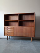 Credenza alta danese vintage di Kai Winding