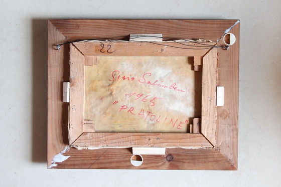 Image 1 of Dipinto ad olio espressionista di Sirio Salimbeni