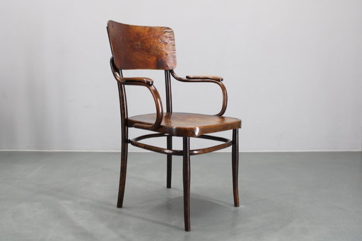 1940s Thonet Beech Chair no. 57, Czechoslovakia