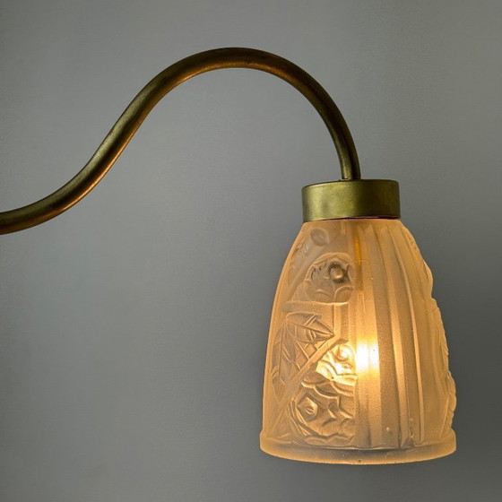 Image 1 of GRANDE APPLIQUE VINTAGE IN STILE ART DÉCO