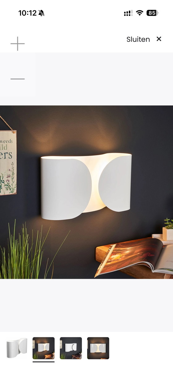 Image 1 of Flos Foglio wandlampen wit - juego de 2 unidades por pieza