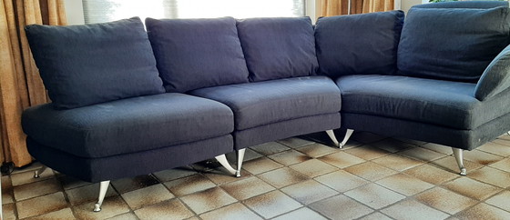 Image 1 of Rolf Benz 222 Canapé d'angle design avec Love Seat