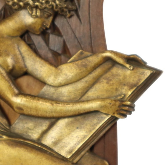 Image 1 of Antica placca di dea greca in bassorilievo