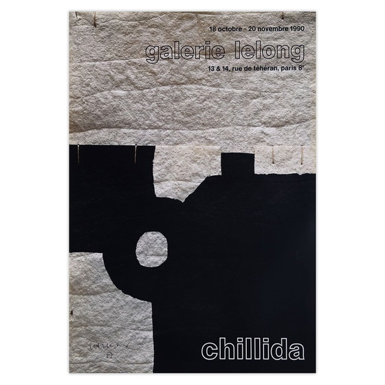 Eduardo Chillida Affiche Expo 90 - Galerie Lelong – Paper (photo 2 of 5)