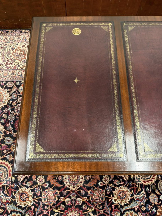 Scrivania Chesterfield classica inglese – Scrivanie, Leather, Wood (photo 17 of 19)