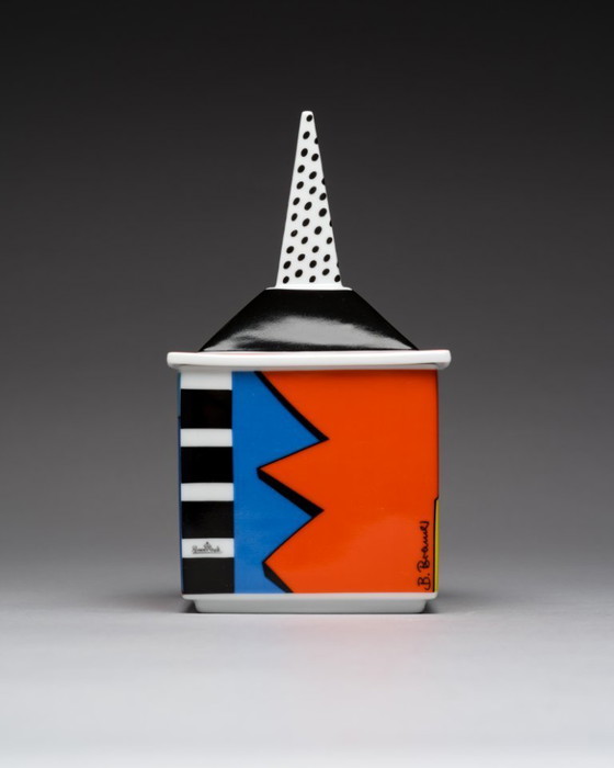 Image 1 of Rosenthal - Barbara Brenner Box Künstler-Sammeldosen "Artist Collection Boxes" series Porcelain Post-modernist Germany 80-90s