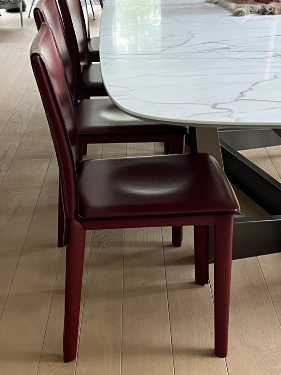 8x Design Dining chairs ARPER – Leather (photo 4 of 5)