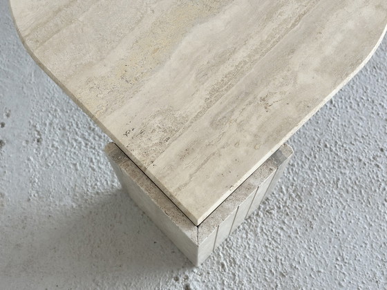 Image 1 of Vintage Travertine Coffee Table, 1980's