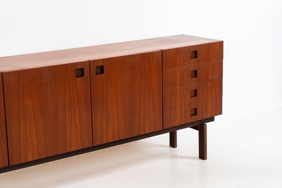 Image 1 of “Propos Series” Sideboard in Teak & Wengé by Hulmefa (The Netherlands, 1950s)
