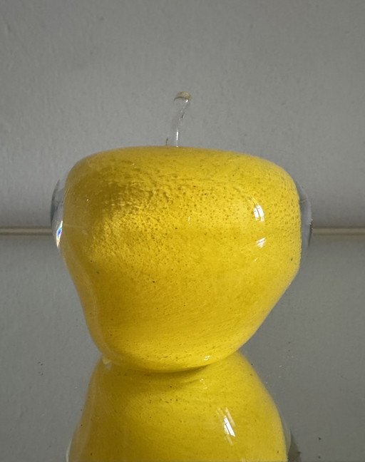 IVV blown glass apple, Italy 70s