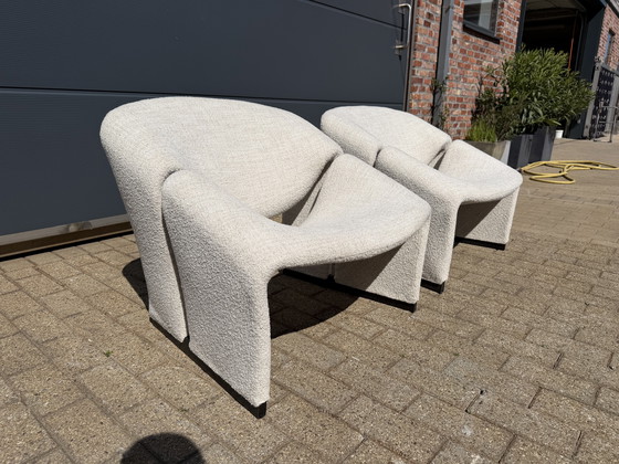 Image 1 of Artifort F580 Groovy armchairs in mint condition!! Pierre Paulin