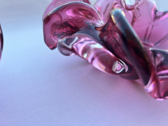 Set di 2 ciotole in vetro artistico di metà secolo – Josef Hospodka, anni '60 – Glass (photo 11 of 15)