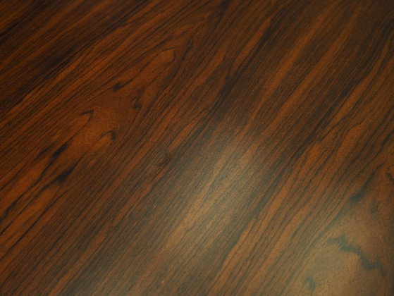 Image 1 of Table basse ronde en palissandre, design danois, années 1970, fabriquée au Danemark