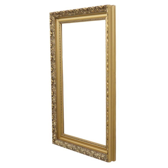 Image 1 of Marco clásico de madera antigua de estilo rococó