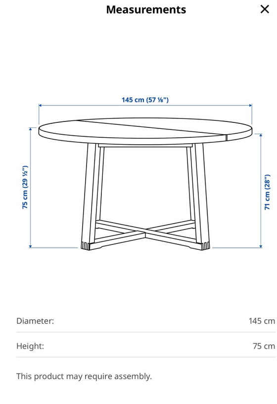 Image 1 of Mesa de comedor redonda y 4 sillas.