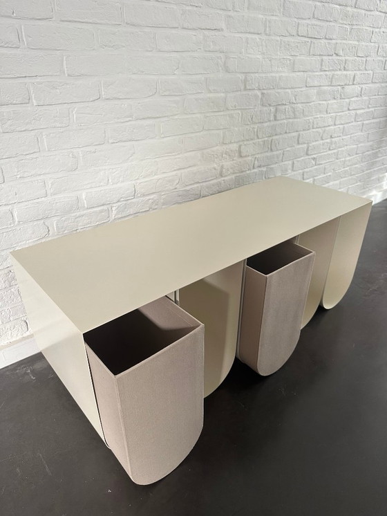 Image 1 of Kristina Dam Curved Bench Beige 