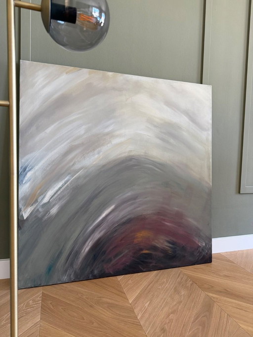 Tableau abstrait sur toile XL Art Unique