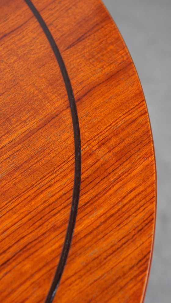 Image 1 of Round Schuitema side table/saloon table from the Decoforma series in Art Deco style